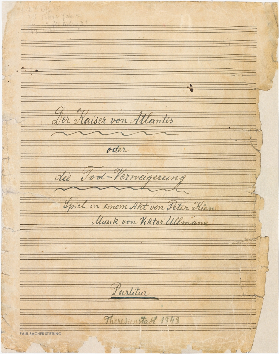 Partiturreinschrift, Titel Partiturreinschrift, Titel